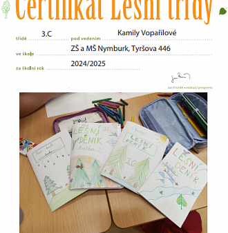 Certifikát Lesní třídy